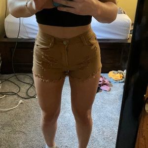 Rewatch Brand High Rise Cheeky Shorts! Size 2